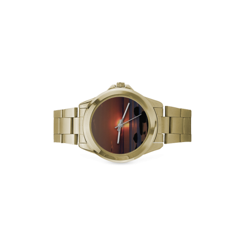 Shockwave Sunset Custom Gilt Watch(Model 101)