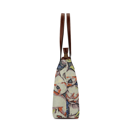 Floral Art Studio 28216B Shoulder Tote Bag (Model 1646)