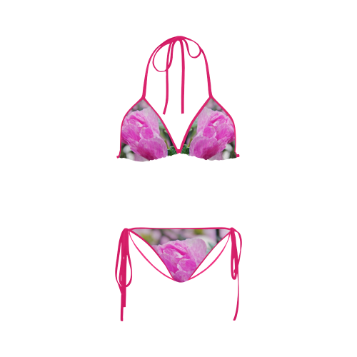 Musk Mallow Custom Bikini Swimsuit