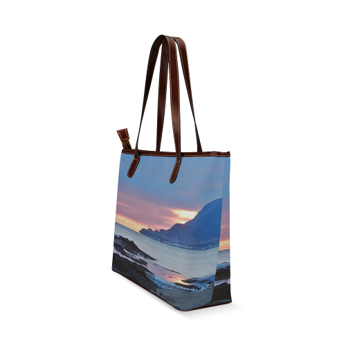 Sunrise in Tourelle Shoulder Tote Bag (Model 1646)