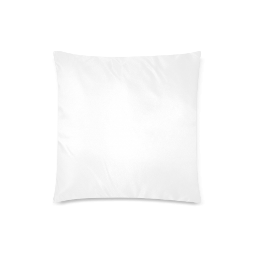 black and white Skull Custom Zippered Pillow Case 18"x18" (one side)