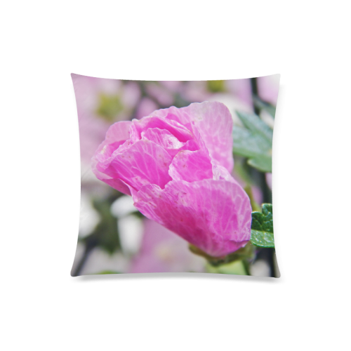 Musk Mallow Custom Zippered Pillow Case 20"x20"(Twin Sides)