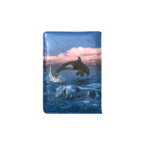 Killer Whales In The Arctic Ocean Custom NoteBook A5