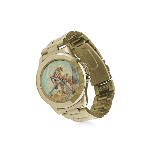 Art Studio 12216 Horse Custom Gilt Watch(Model 101)