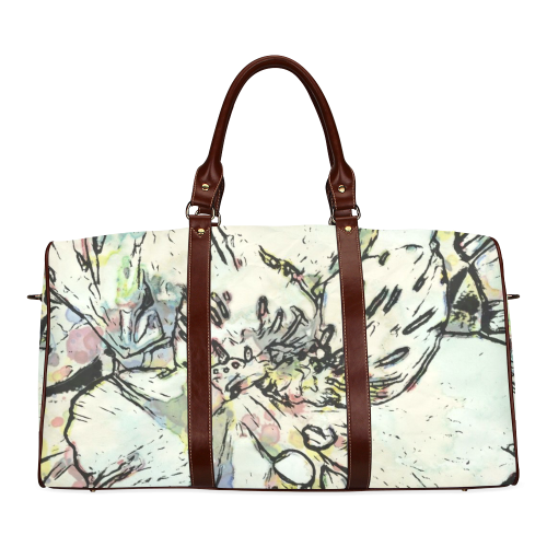 Floral Art Studio 3216 Waterproof Travel Bag/Small (Model 1639)