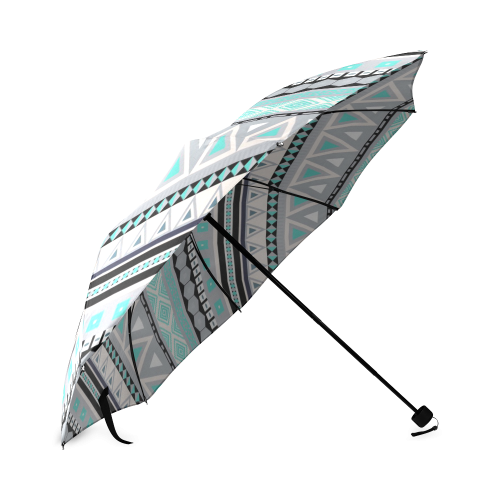Borders Monogram F Foldable Umbrella (Model U01)