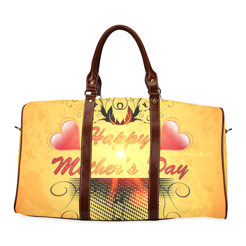 Happy mother's day Waterproof Travel Bag/Small (Model 1639)