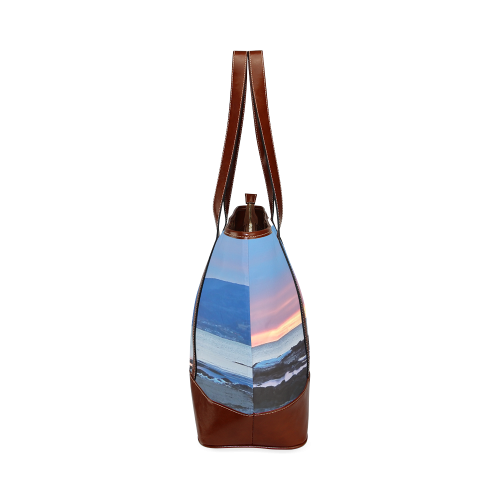 Sunrise in Tourelle Tote Handbag (Model 1642)