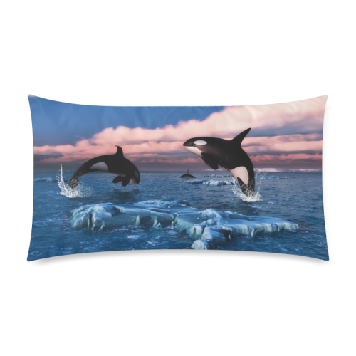 Killer Whales In The Arctic Ocean