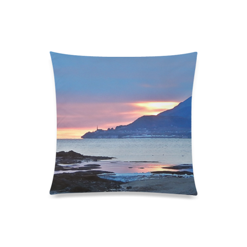 Sunrise in Tourelle Custom Zippered Pillow Case 20"x20"(Twin Sides)