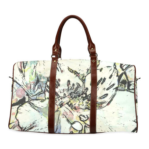Floral Art Studio 3216 Waterproof Travel Bag/Small (Model 1639)