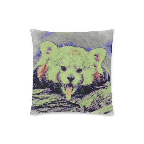 Art Studio 12216 yawning red panda Custom Zippered Pillow Case 18"x18"(Twin Sides)