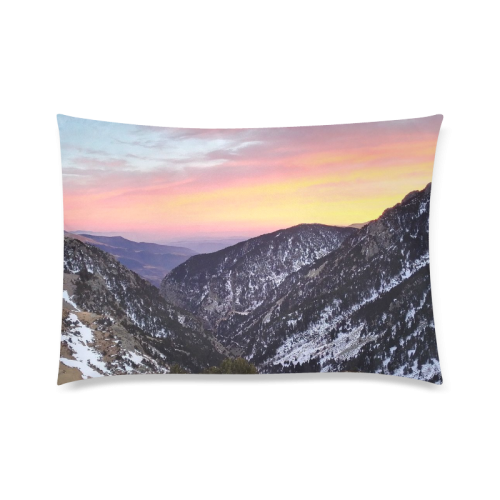 Awesome Nature - fantastic mountains RB Custom Zippered Pillow Case 20"x30"(Twin Sides)