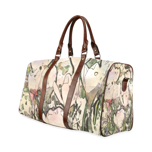 Floral Art Studio 7216 Waterproof Travel Bag/Small (Model 1639)