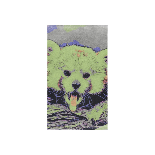 Art Studio 12216 yawning red panda Custom Towel 16"x28"