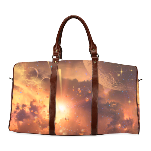 Explosion in the galaxy Waterproof Travel Bag/Small (Model 1639)