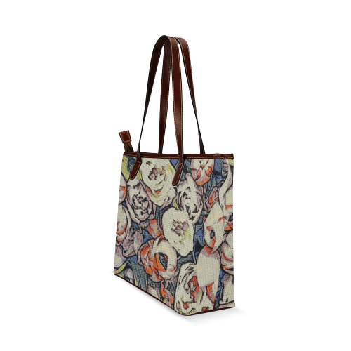 Floral Art Studio 28216B Shoulder Tote Bag (Model 1646)