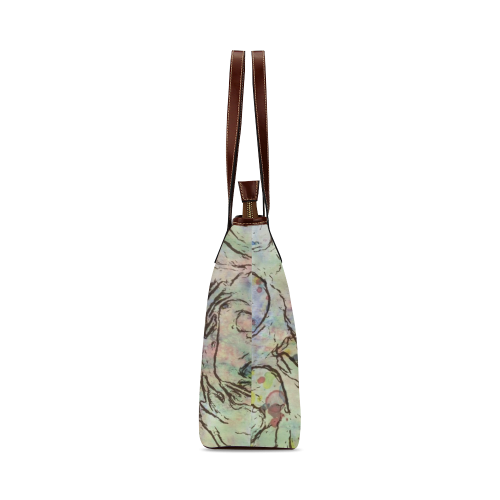 Floral Art Studio 6216A Shoulder Tote Bag (Model 1646)