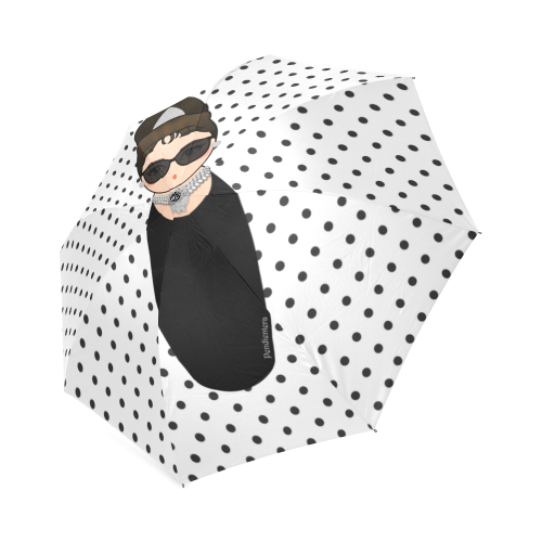 Kokeshi Audrey Hepburn Foldable Umbrella (Model U01)