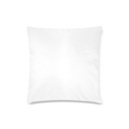 black and white Skull Custom Zippered Pillow Case 16"x16" (one side)