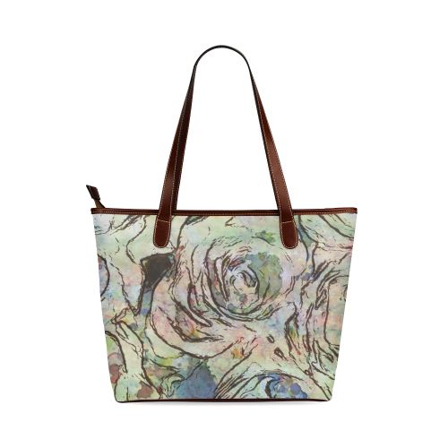 Floral Art Studio 6216A Shoulder Tote Bag (Model 1646)