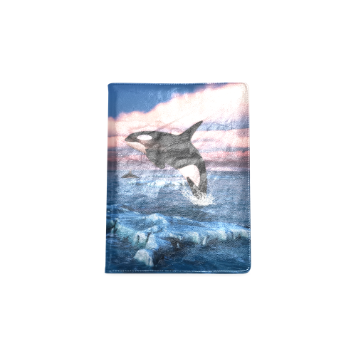 Killer Whales In The Arctic Ocean Custom NoteBook B5