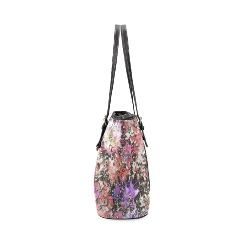 Floral Art Studio 6216B Leather Tote Bag/Large (Model 1640)