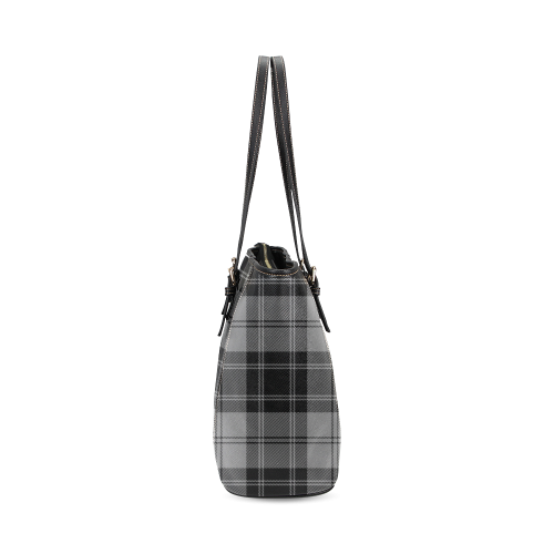 Douglas Tartan Leather Tote Bag/Small (Model 1640)