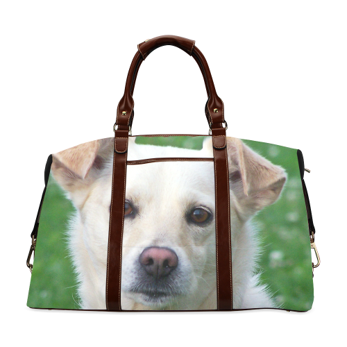 Dog face close-up Classic Travel Bag (Model 1643)
