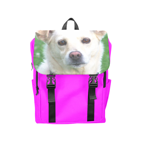 Dog face close-up Casual Shoulders Backpack (Model 1623)