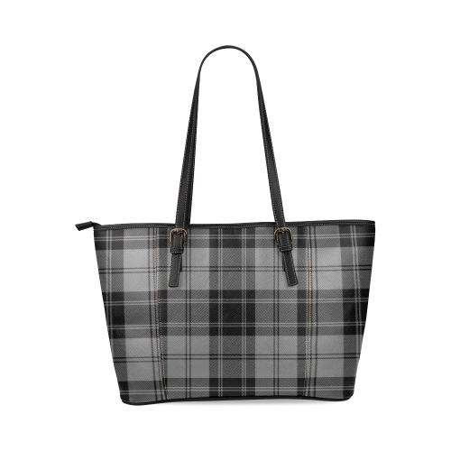 Douglas Tartan Leather Tote Bag/Small (Model 1640)