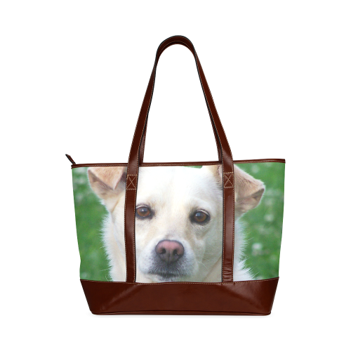 Dog face close-up Tote Handbag (Model 1642)