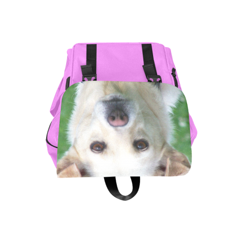 Dog face close-up Casual Shoulders Backpack (Model 1623)