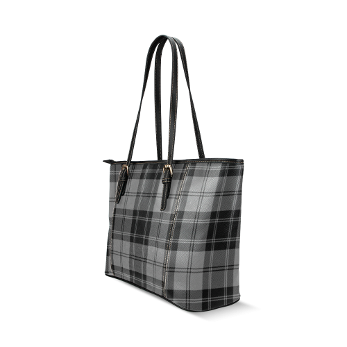 Douglas Tartan Leather Tote Bag/Large (Model 1640)