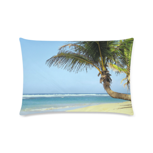 Beach20160101 Custom Rectangle Pillow Case 16"x24" (one side)