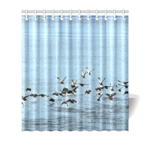 Flock Off Shower Curtain 66"x72"