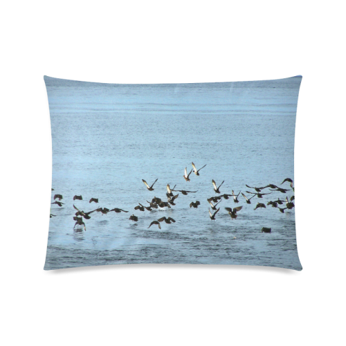 Flock Off Custom Zippered Pillow Case 20"x26"(Twin Sides)