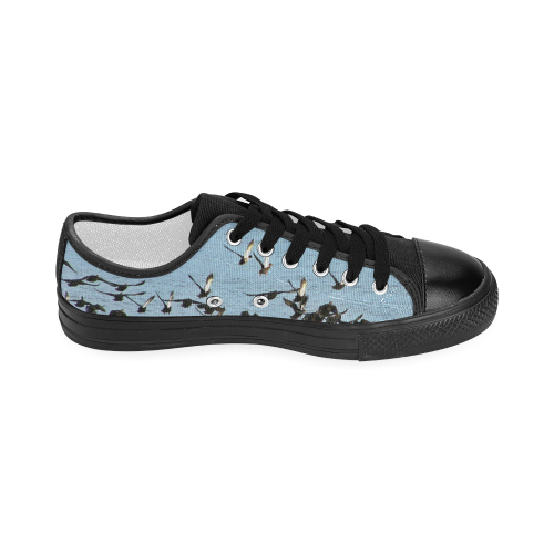 Flock Off Women's Classic Canvas Shoes (Model 018)