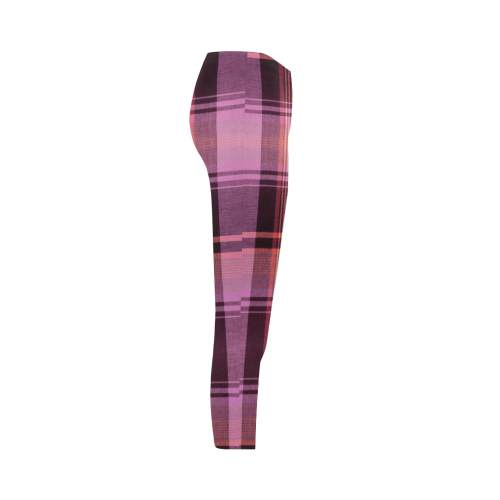 PINK PLAID Capri Legging (Model L02)