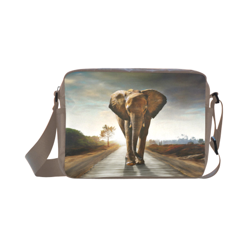 The Elephant Classic Cross-body Nylon Bags (Model 1632)