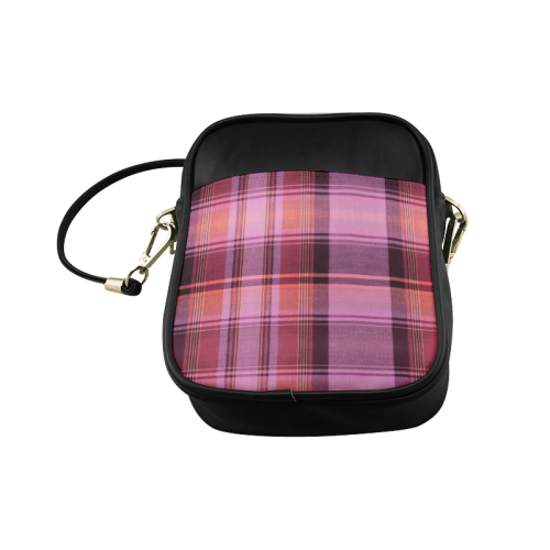 PINK PLAID Sling Bag (Model 1627)