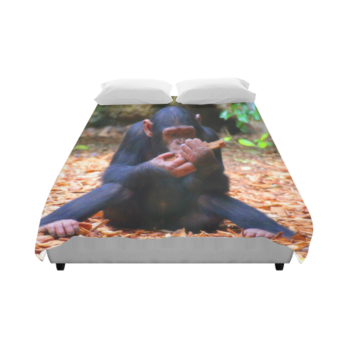young chimpanzee 3CP Duvet Cover 86"x70" ( All-over-print)