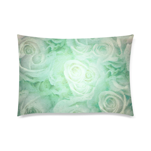 Roses Custom Zippered Pillow Case 20"x30"(Twin Sides)