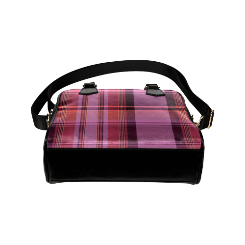 PINK PLAID Shoulder Handbag (Model 1634)