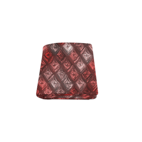 rhombus, diamond patterned red Blanket 40"x50"