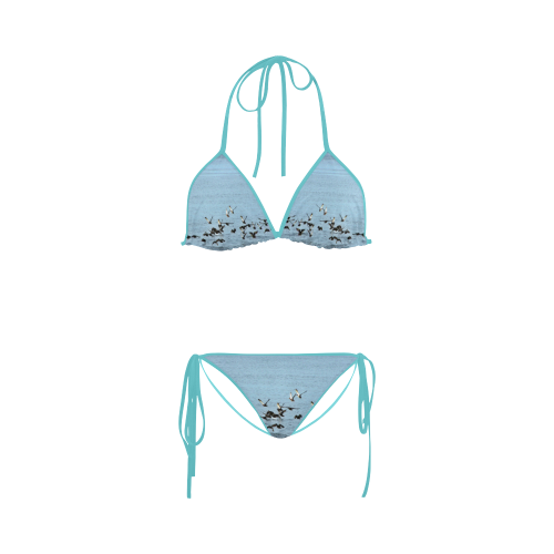 Flock Off Custom Bikini Swimsuit