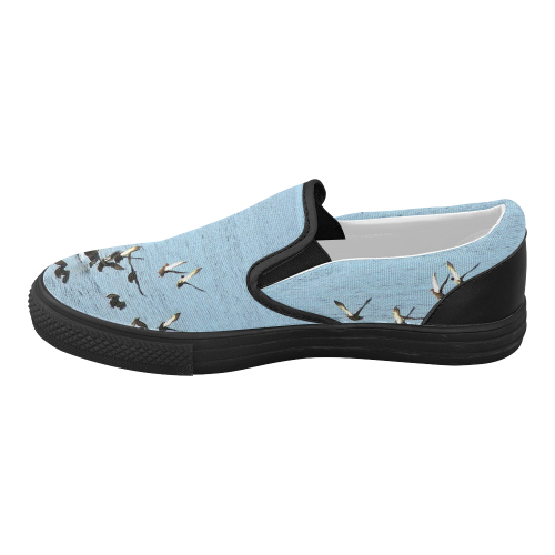 Flock Off Women's Slip-on Canvas Shoes (Model 019)