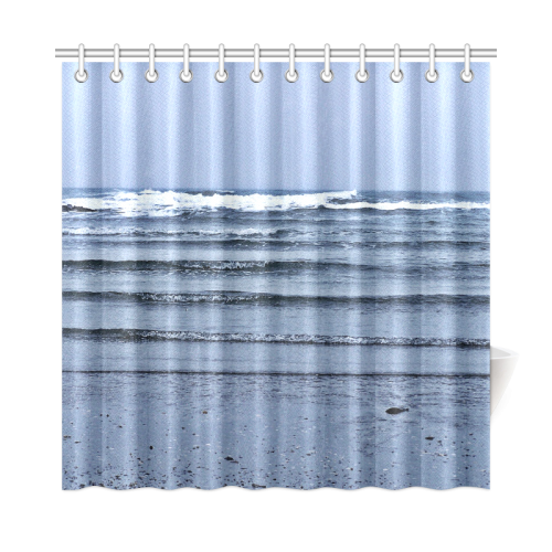 Stairway to the Sea Shower Curtain 72"x72"