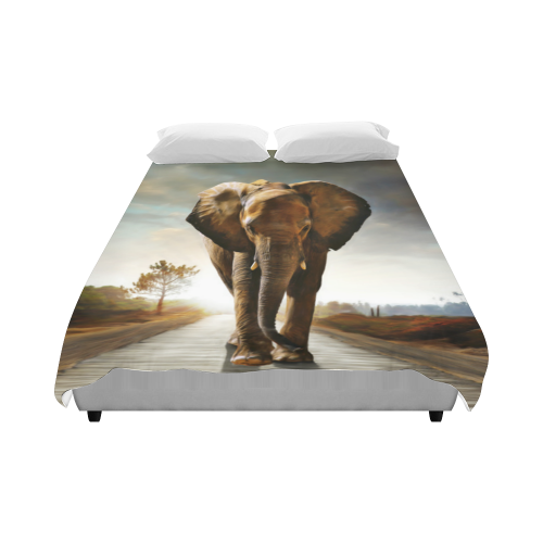 The Elephant Duvet Cover 86"x70" ( All-over-print)