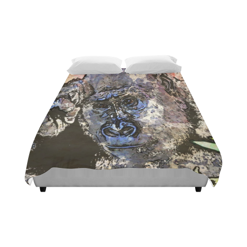 Art Studio 12216 Gorilla Duvet Cover 86"x70" ( All-over-print)